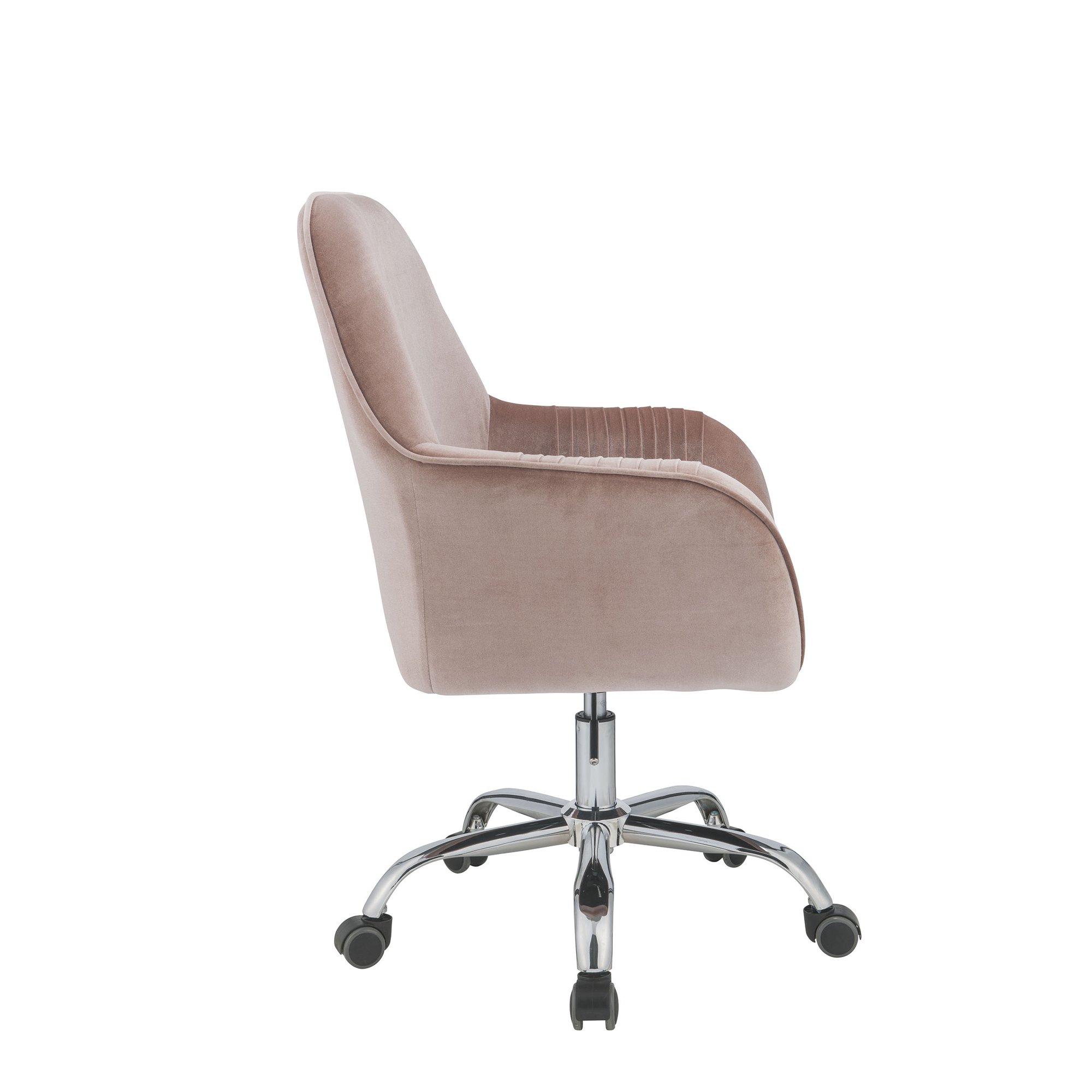 

                    
Acme Furniture Eimer Home Office Chair Peach Velvet Purchase 

