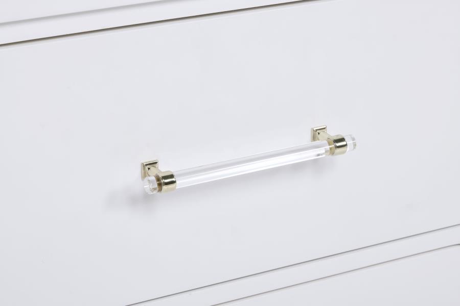 

    
224753-D-2PCS Modern Pearl White Wood Dresser With Mirror 2PCS Coaster Anastasia 224753
