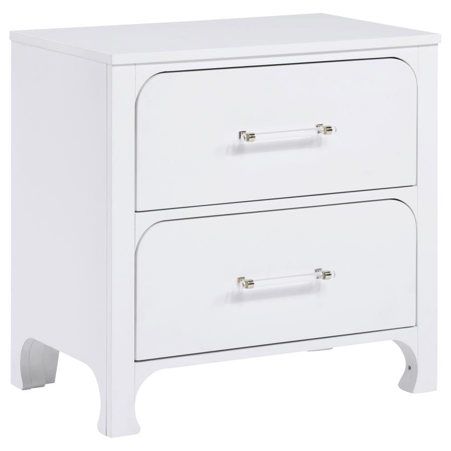 

                    
Buy Modern Pearl White Wood King Panel Bedroom Set 3PCS Coaster Anastasia 224751KE
