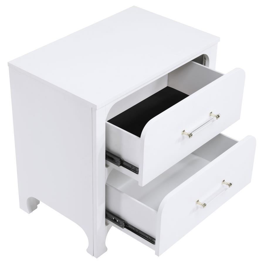 

                    
Buy Modern Pearl White Wood Queen Panel Bedroom Set 3PCS Coaster Anastasia 224751Q
