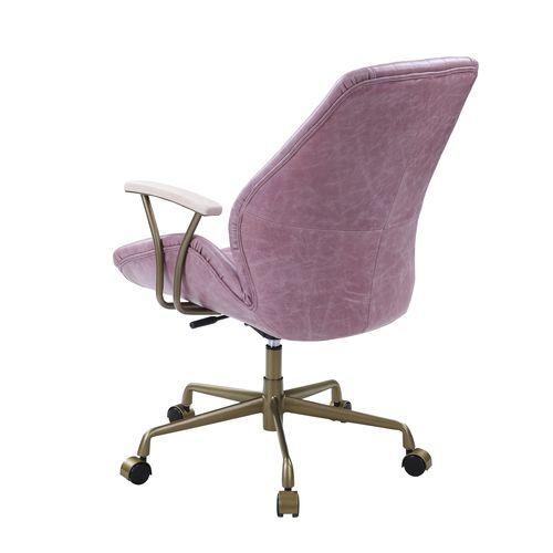 

    
Acme Furniture Hamilton Home Office Chair Pink OF00399
