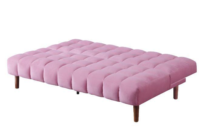 

    
Acme Furniture Yolandi Futon sofa Pink 57200
