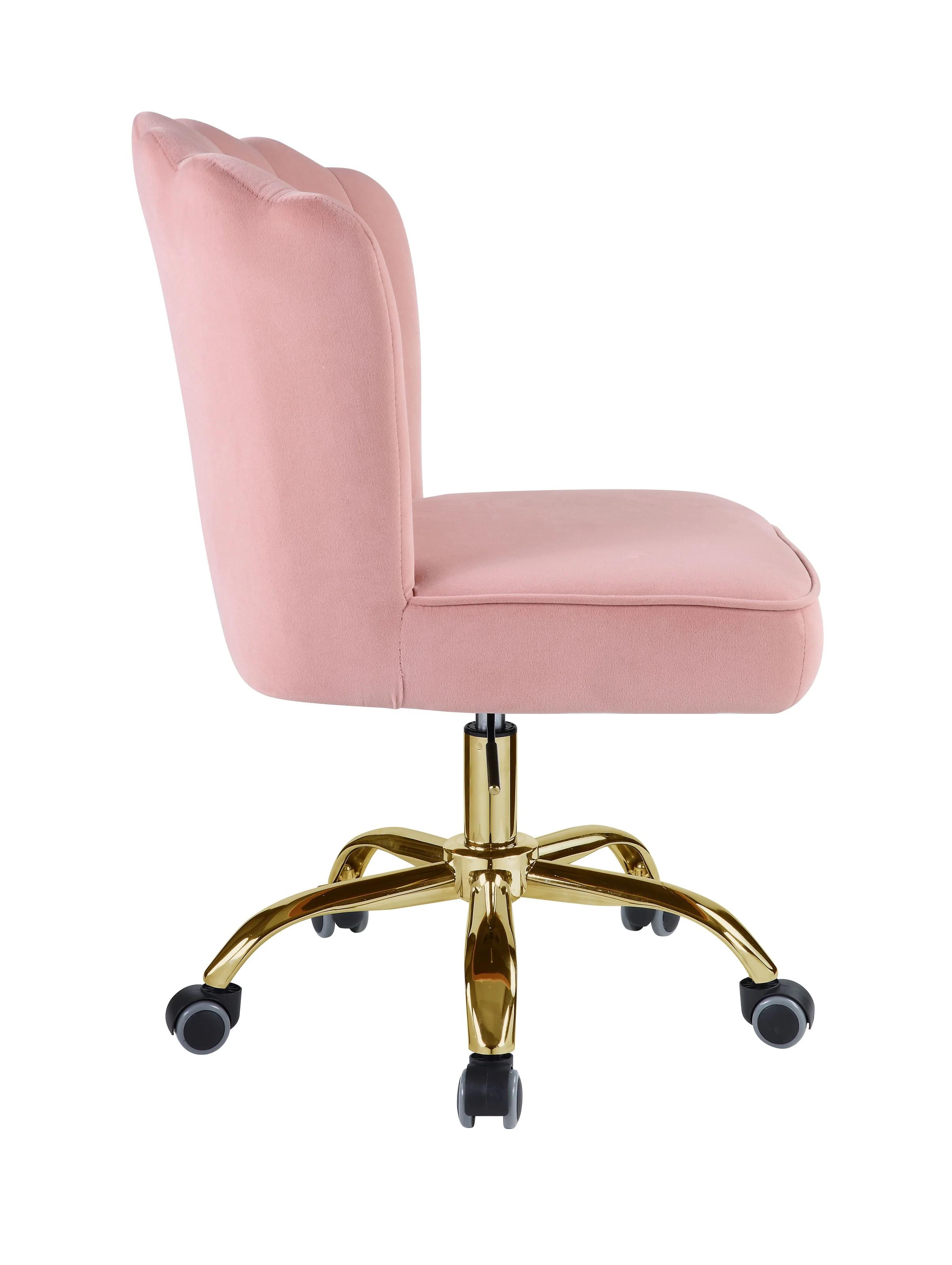 

                    
Acme Furniture Moyle Office Chair Pink/Gold Velvet Purchase 
