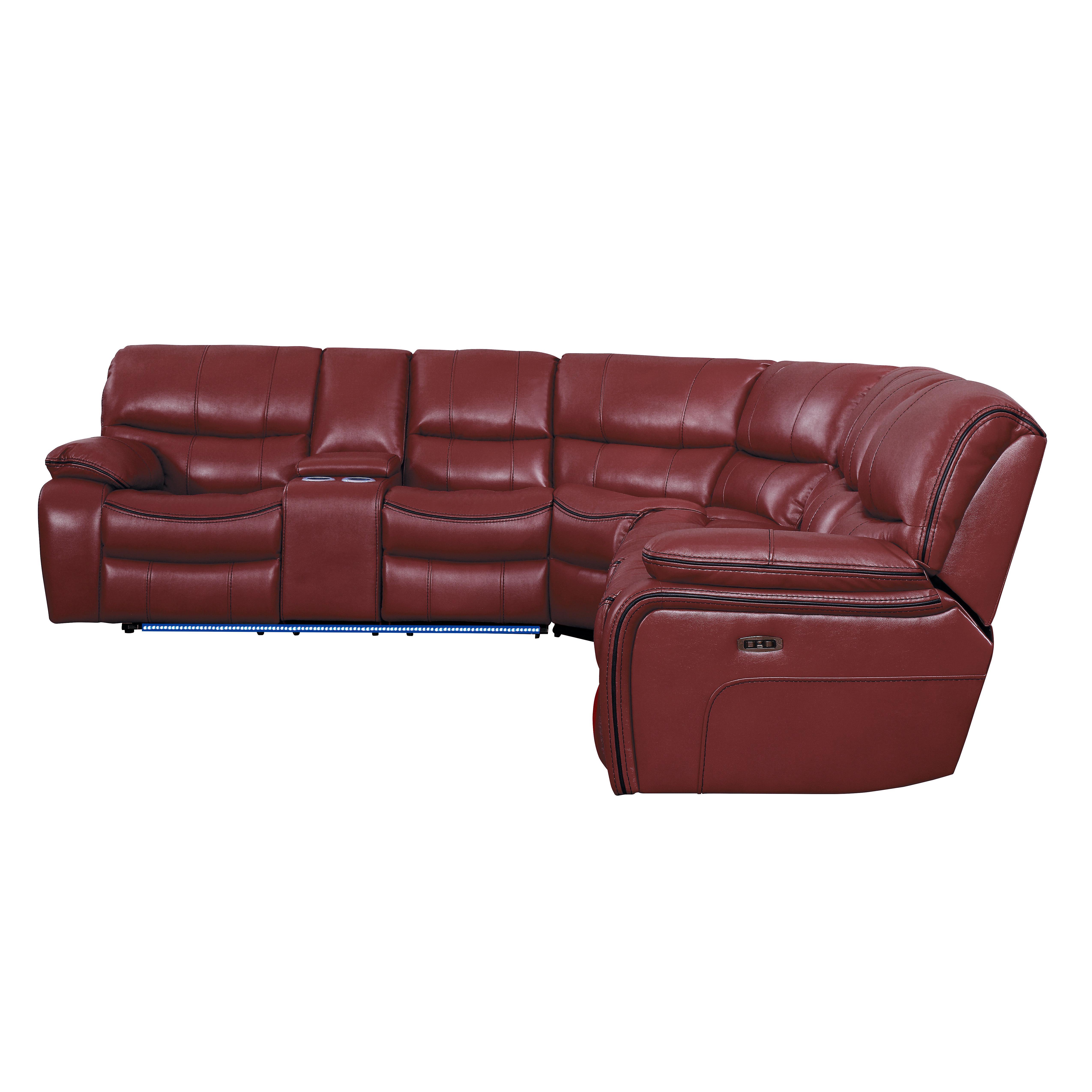 

    
Homelegance 8480RED*4SCPD Pecos Power Reclining Sectional Red 8480RED*4SCPD

