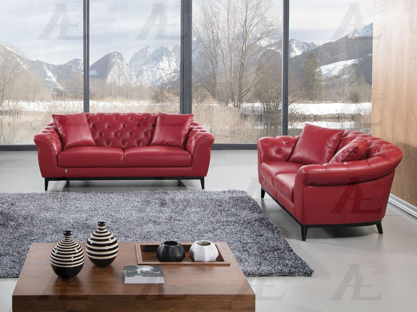 

    
American Eagle Furniture EK093-RED Sofa Loveseat and Chair Red EK093-RED-Set-3

