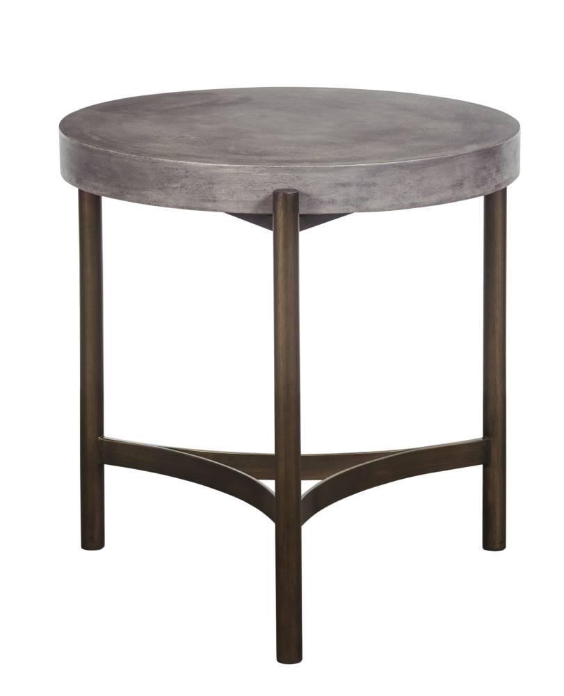 

    
Modern Round End Table with Concrete Top LYON by Modus Furniture
