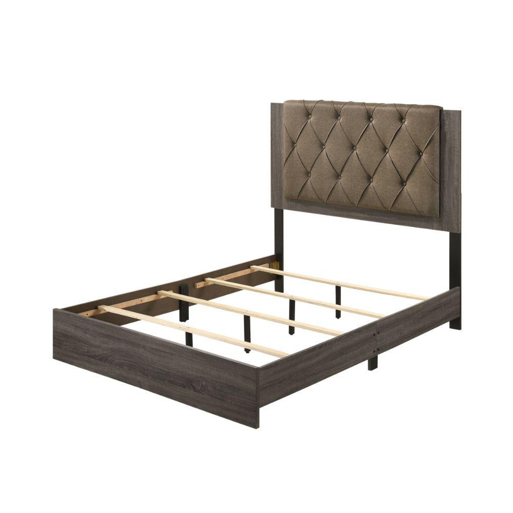 

    
Transitional Rustic Gray Oak Queen Bed by Acme Avantika 27680Q
