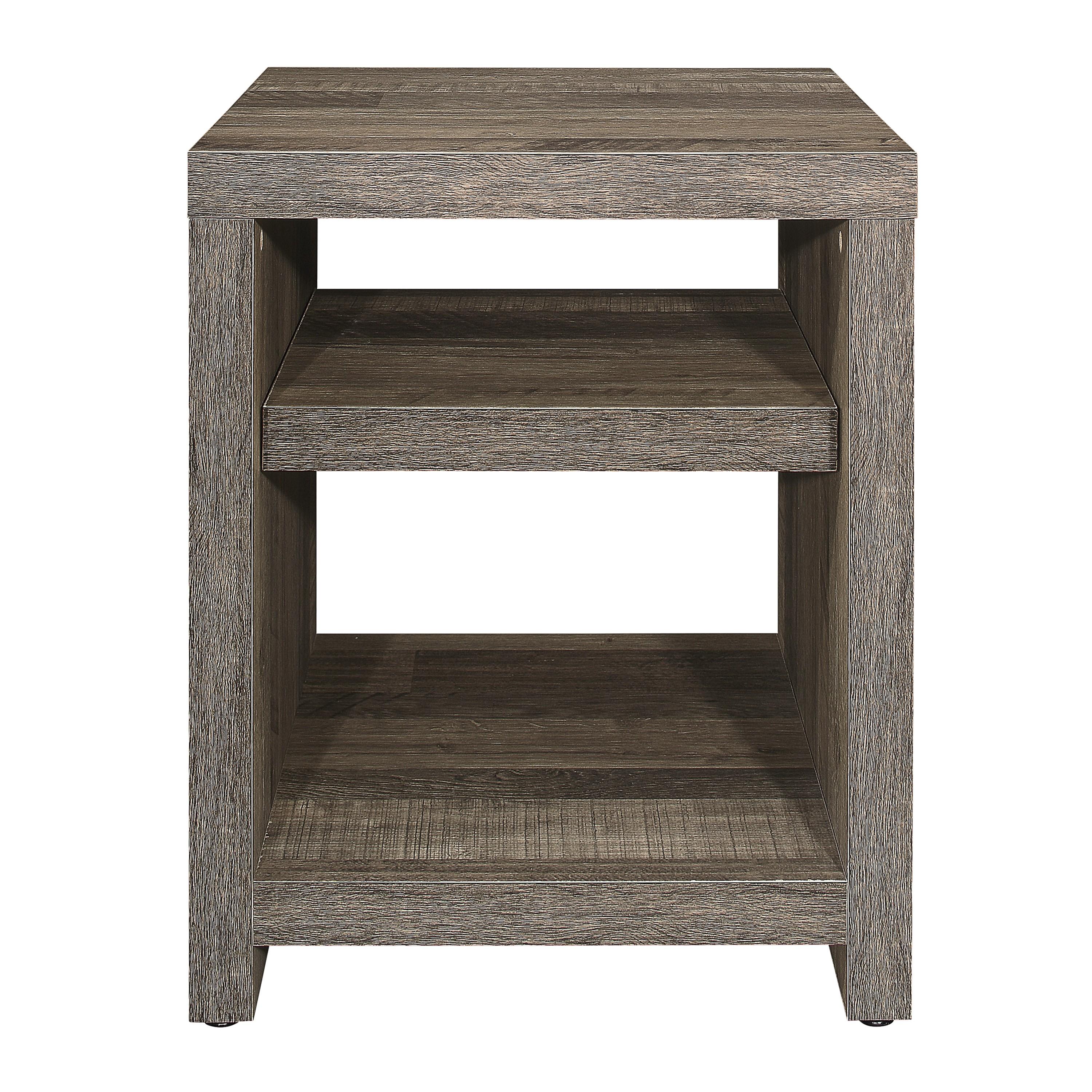 Modern End Table 3666-04S Danio 3666-04S in Natural 