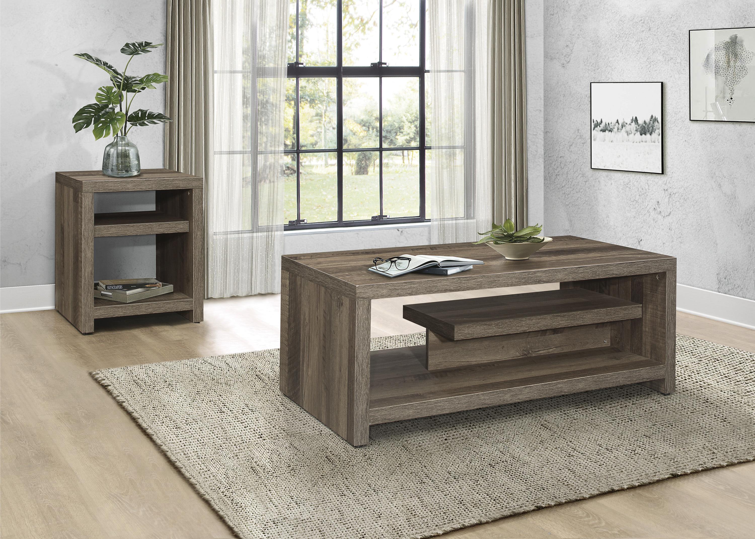 Modern Occasional Table Set 3666-2PC Danio 3666-2PC in Natural 