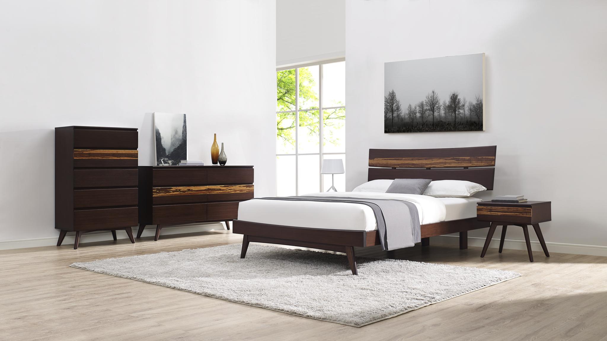 

    
 Order  Bamboo Cal King Platform Bed Sable Modern Azara by Greenington
