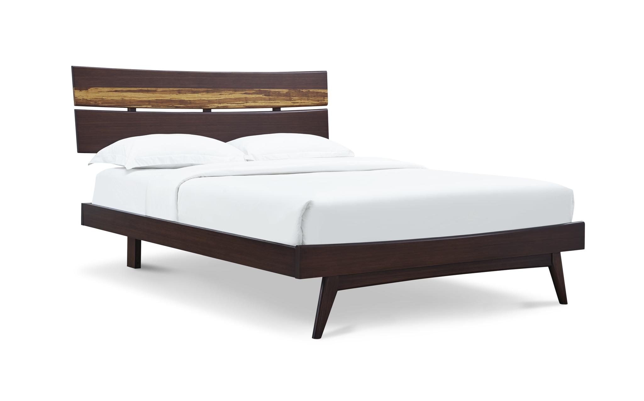 

    
Bamboo King Platform Bed Sable Modern Azara by Greenington
