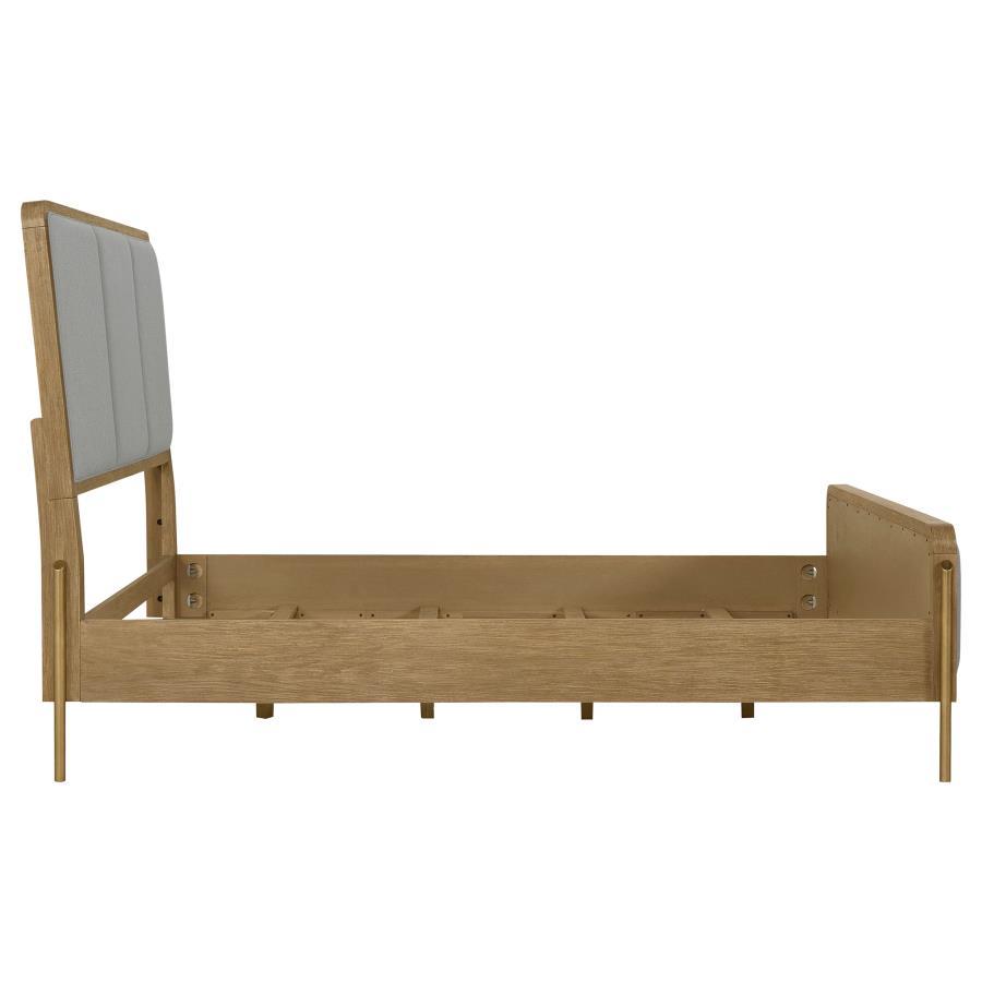 

        
Coaster Arini King Panel Bed 224301KE Panel Bed Sand/Natural/Gray Fabric 65152951948797
