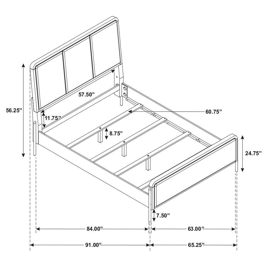 

    
 Order  Modern Sand Wash/Gray Solid Wood Queen Panel Bedroom Set 3PCS Coaster Arini 224301Q
