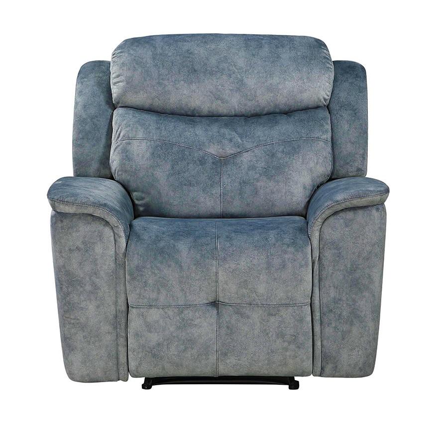 

    
 Shop  Modern Silver Blue Fabric Sofa + Loveseat + Chair by Acme Mariana 55035-3pcs
