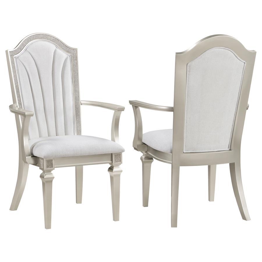 

    
Modern Silver Oak Wood Arm Chair Set 2PCS Coaster Evangeline 107553
