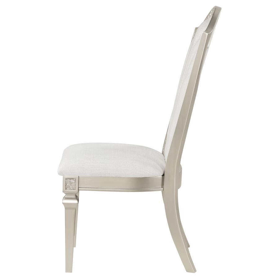

        
Coaster Evangeline Side Chair Set 2PCS 107552-SC-2PCS Side Chair Set Oak/Silver/Ivory Chenille 65521199499499

