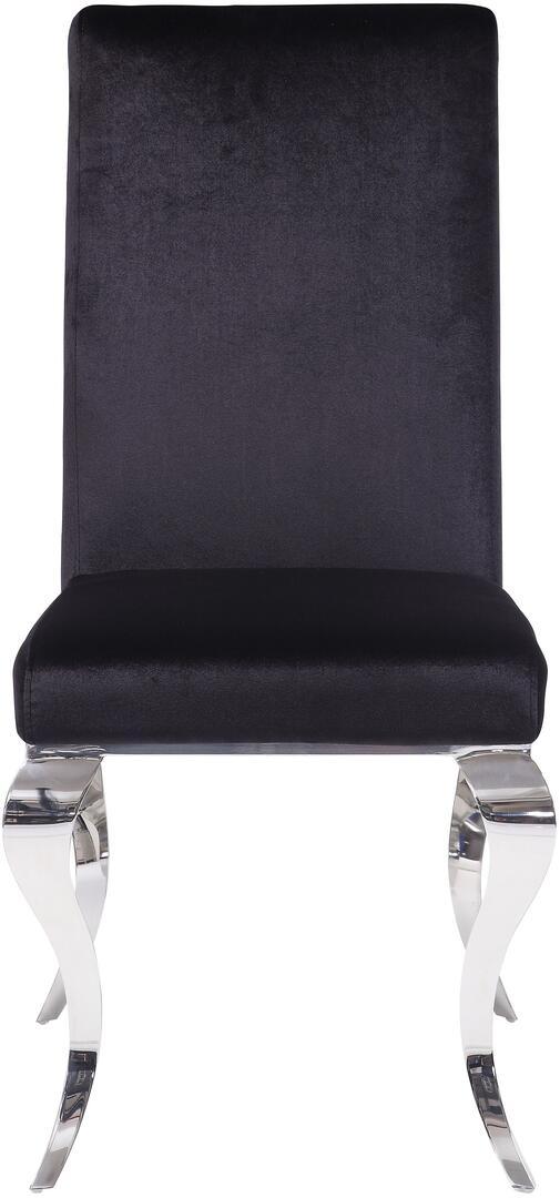 

    
Acme Furniture Fabiola Side Chair Set Steel/Black 62072-2pcs
