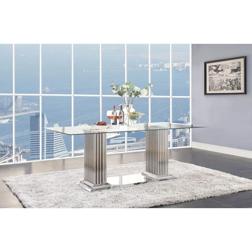 

    
62075 Acme Furniture Pedestal Table
