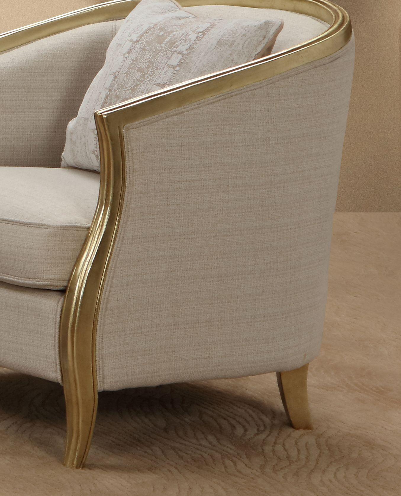 

    
Cora-Set-3 Modern Style Beige Sofa Set 3Pcs in Gold finish Cosmos Furniture Cora
