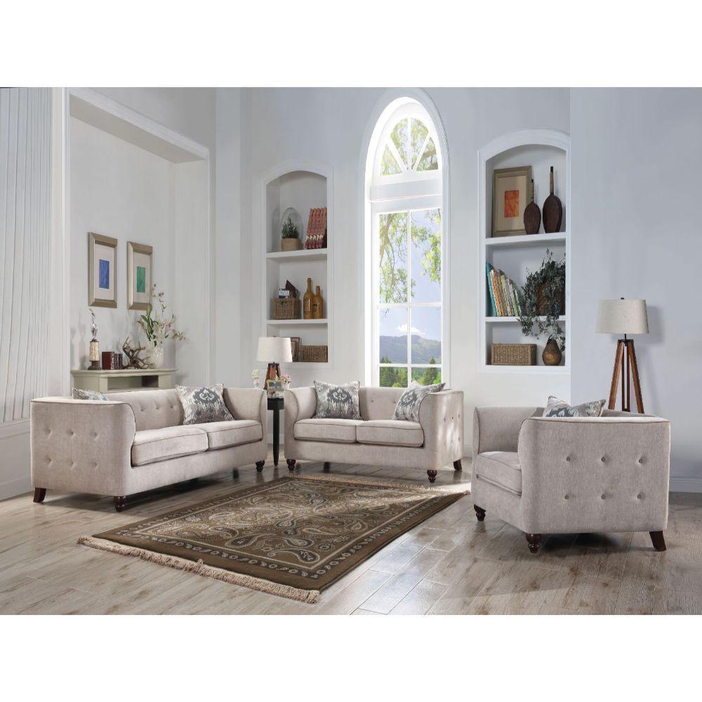 

    
Acme Furniture Cyndi Sofa Tan 52055
