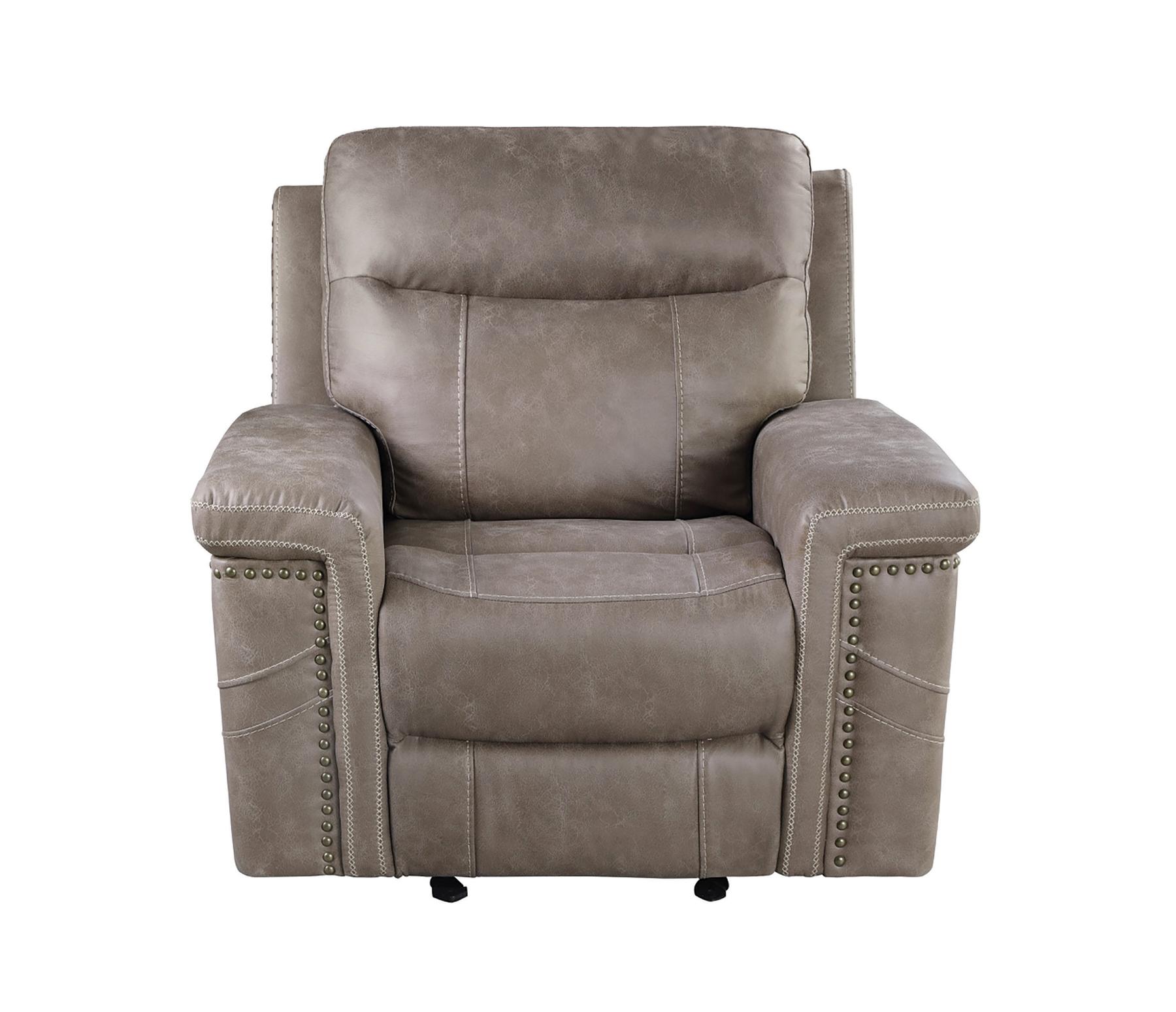 

    
Modern Taupe Faux Suede Power Recliner Coaster 603519PP Wixom
