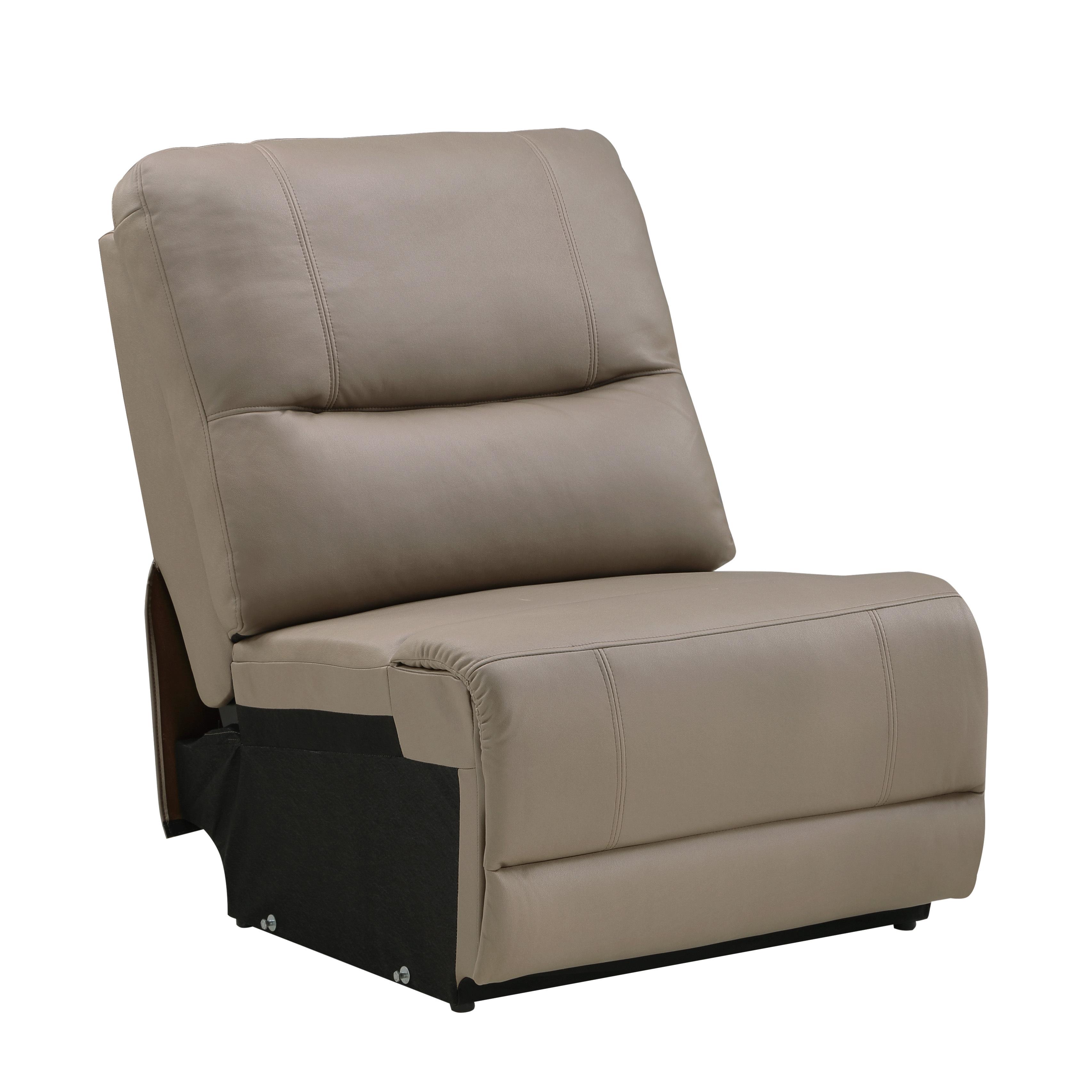 

    
Modern Taupe Microfiber Armless Chair Homelegance 9429TP-AC LeGrande
