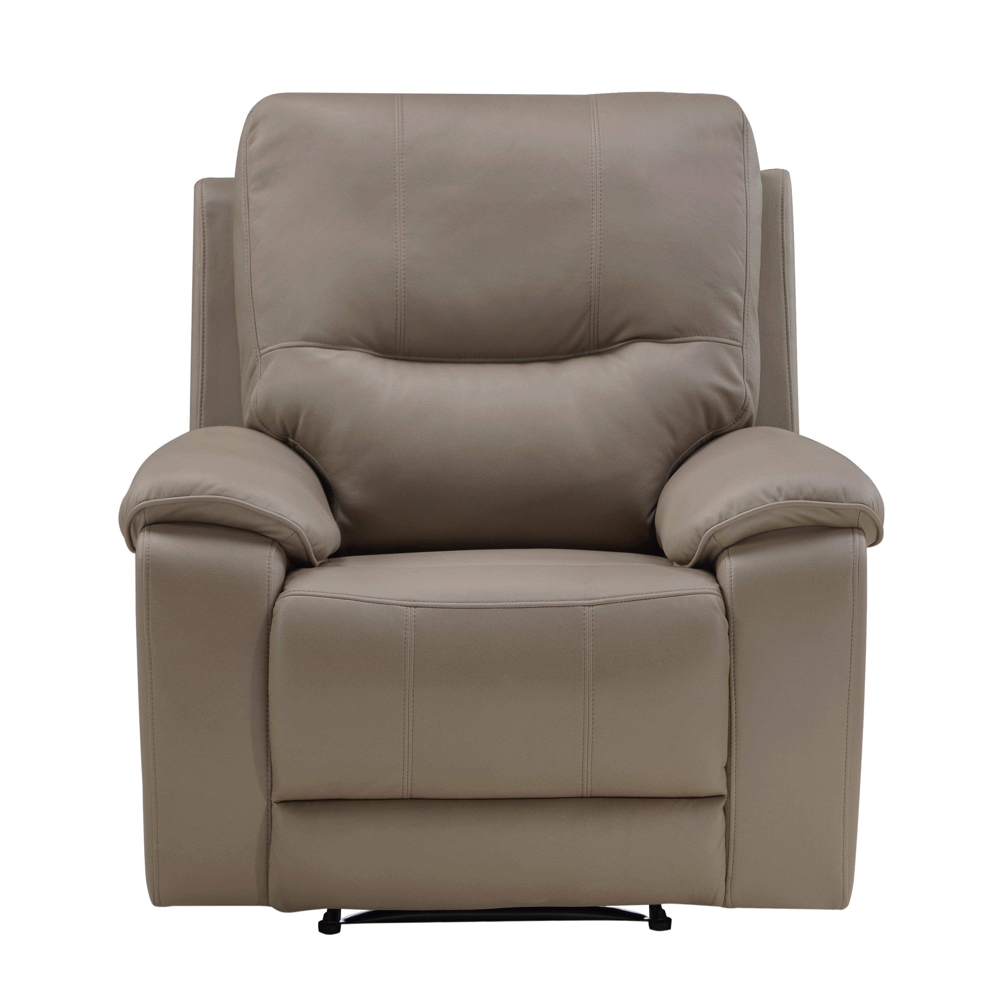 Modern Power Reclining Chair 9429TP-1PWH LeGrande 9429TP-1PWH in Taupe Microfiber