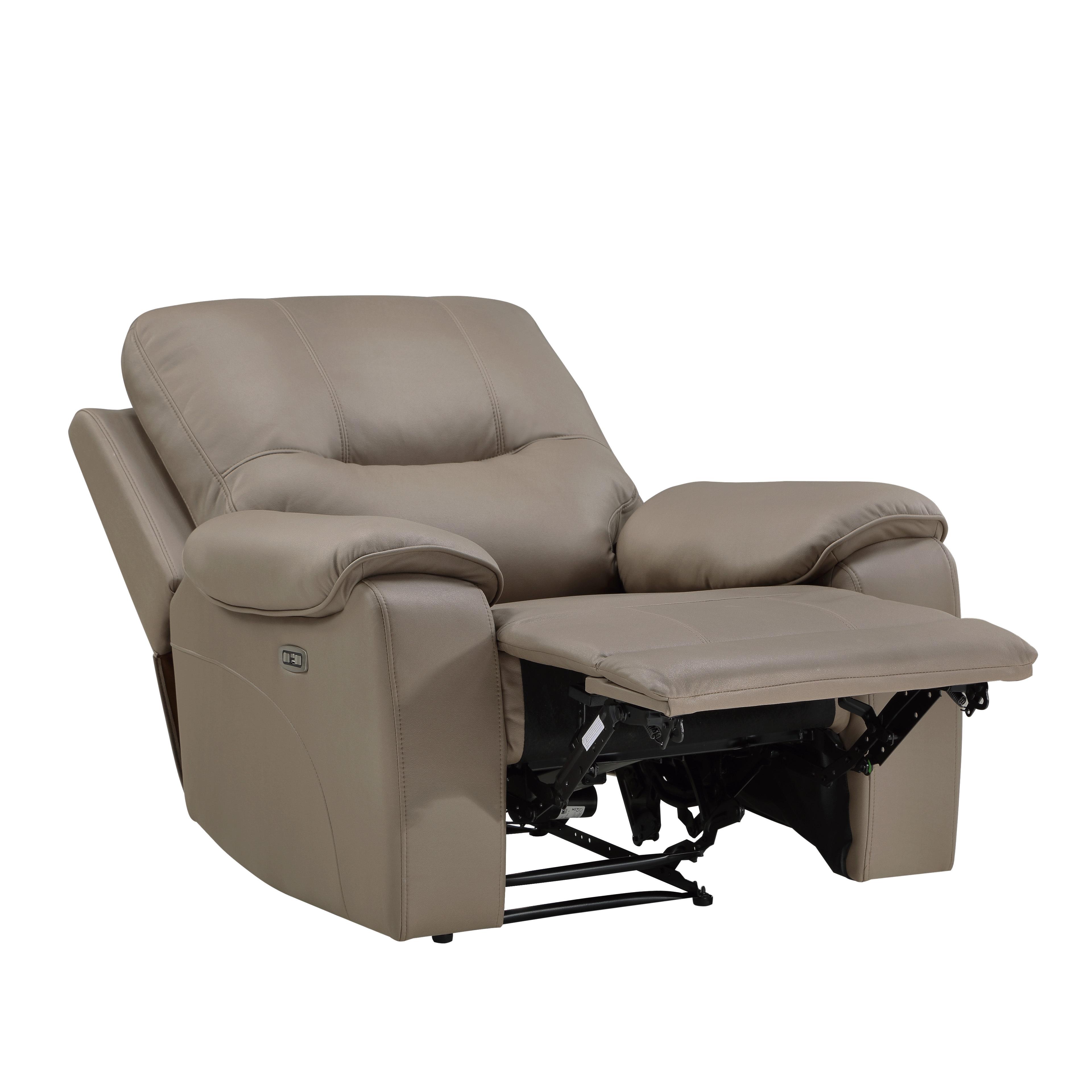 

    
Homelegance 9429TP-1PWH LeGrande Power Reclining Chair Taupe 9429TP-1PWH
