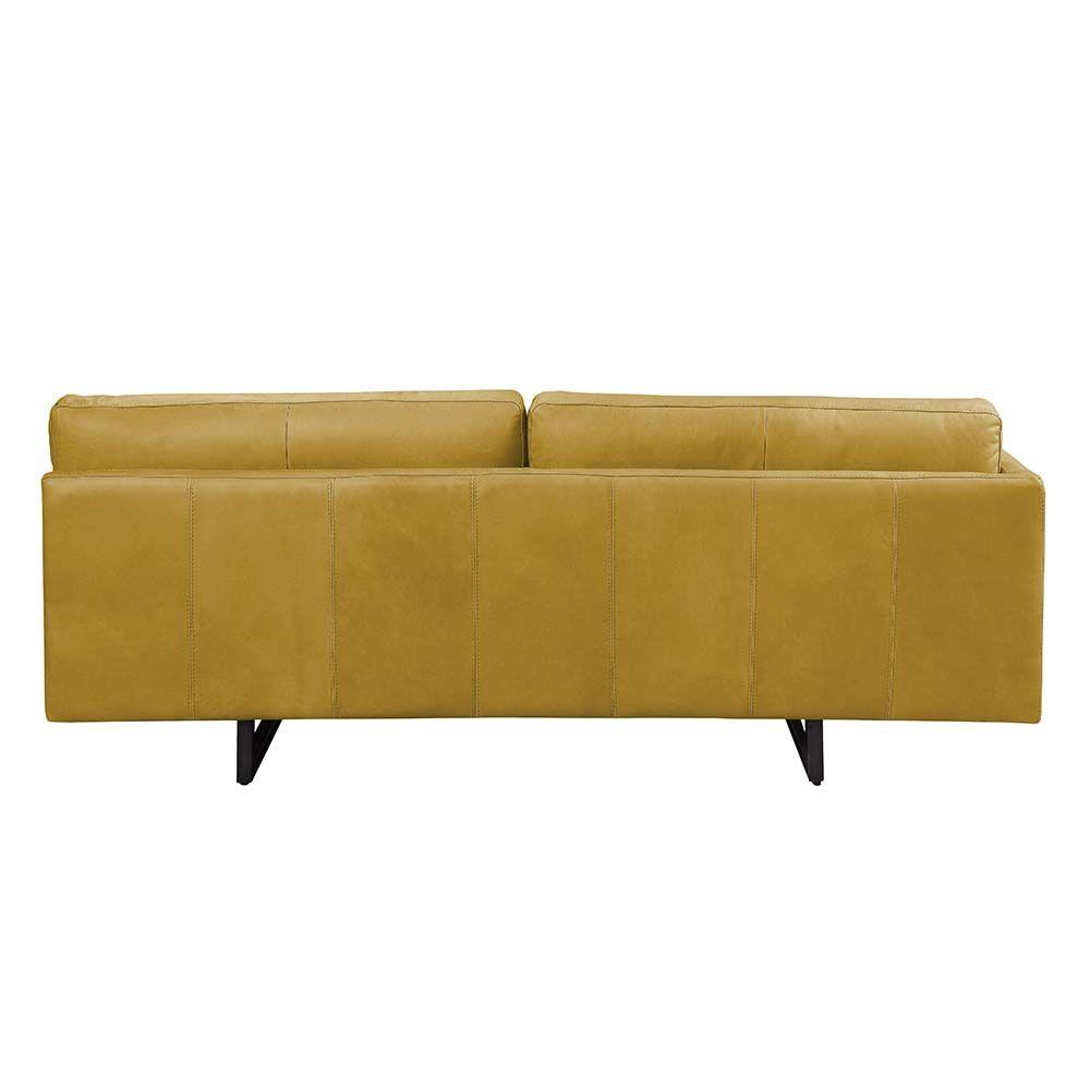 

                    
Acme Furniture Radia Sofa Sofa Ochre Top grain leather Purchase 
