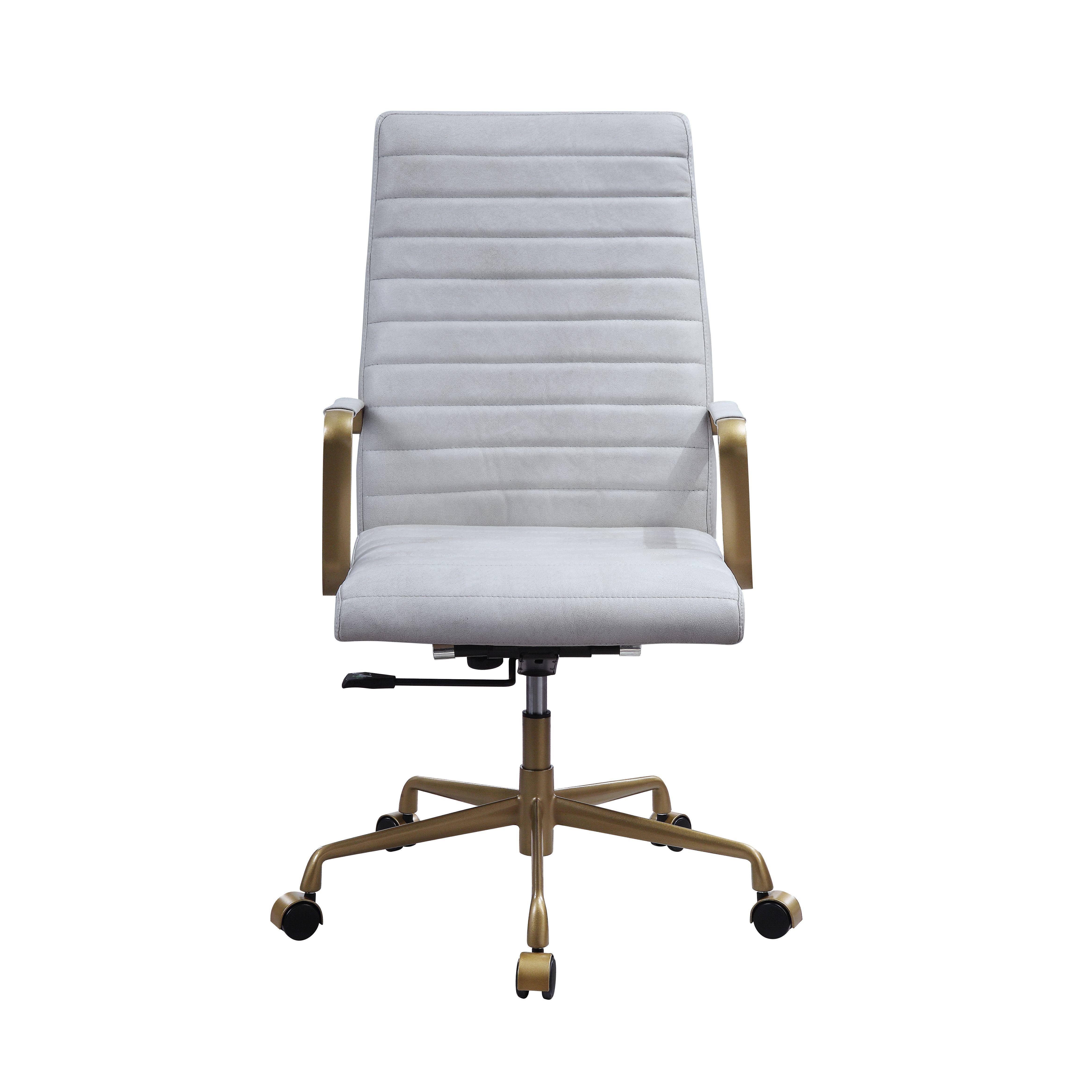 

                    
Buy Modern Vintage White Leather Office Chair by Acme Duralo 93168
