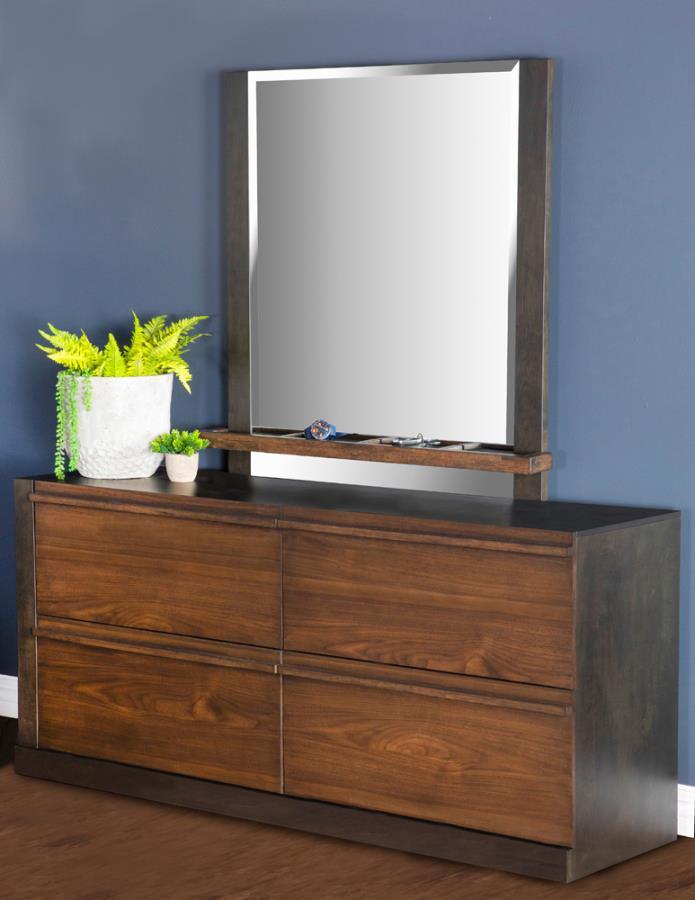 

                    
Buy Modern Walnut Asian Hardwood Dresser w/Mirror Coaster 224283 Azalia
