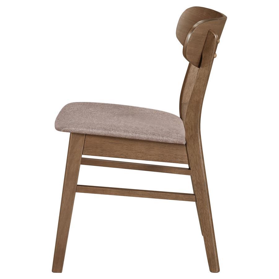 

    
 Order  Modern Walnut/Brown Wood Dining Side Chair Set 2PCS Coaster Dortch 108462

