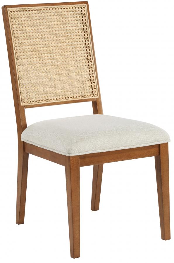 

    
Modern Walnut/Cream Wood Side Chair Set 2PCS Meridian Furniture Butterfly 705Walnut-C-2PCS
