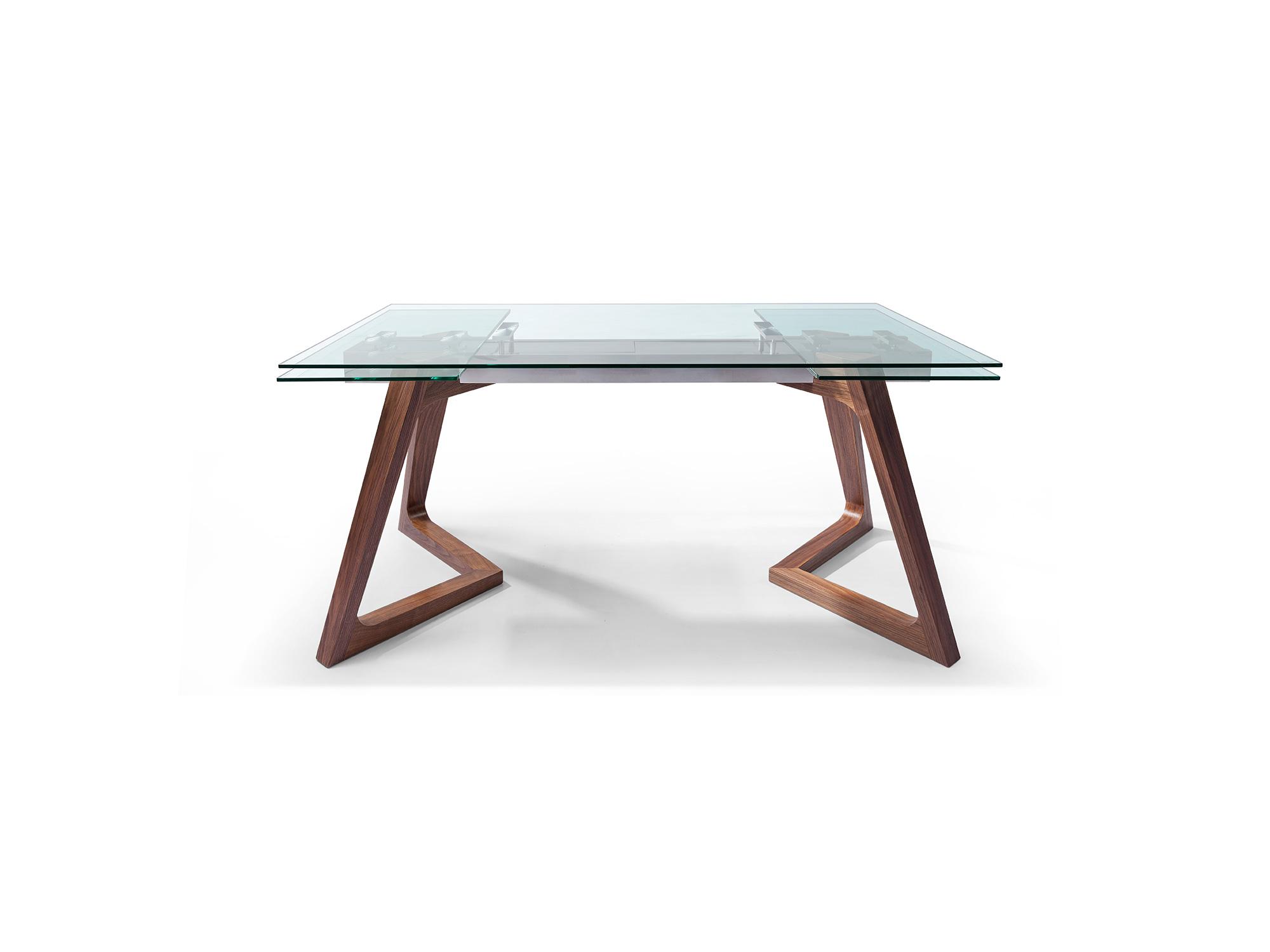 Modern Dining Table DT1276-WLT Delta DT1276-WLT in Walnut 