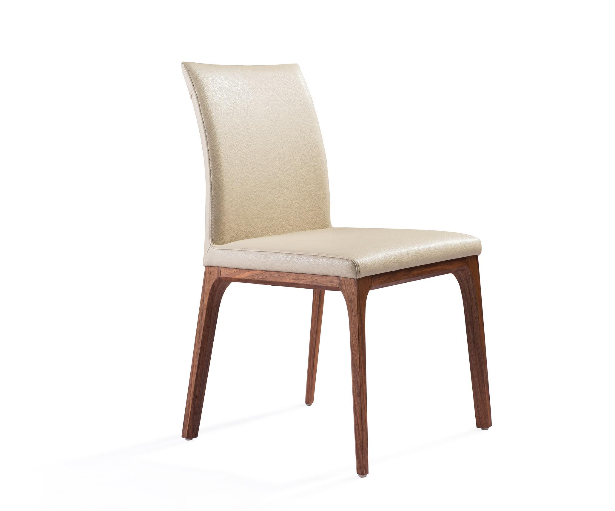 

    
Modern Walnut & Taupe Faux Leather Dining Chair Set 2pcs WhiteLine DC1454-WLT/TAU Stella
