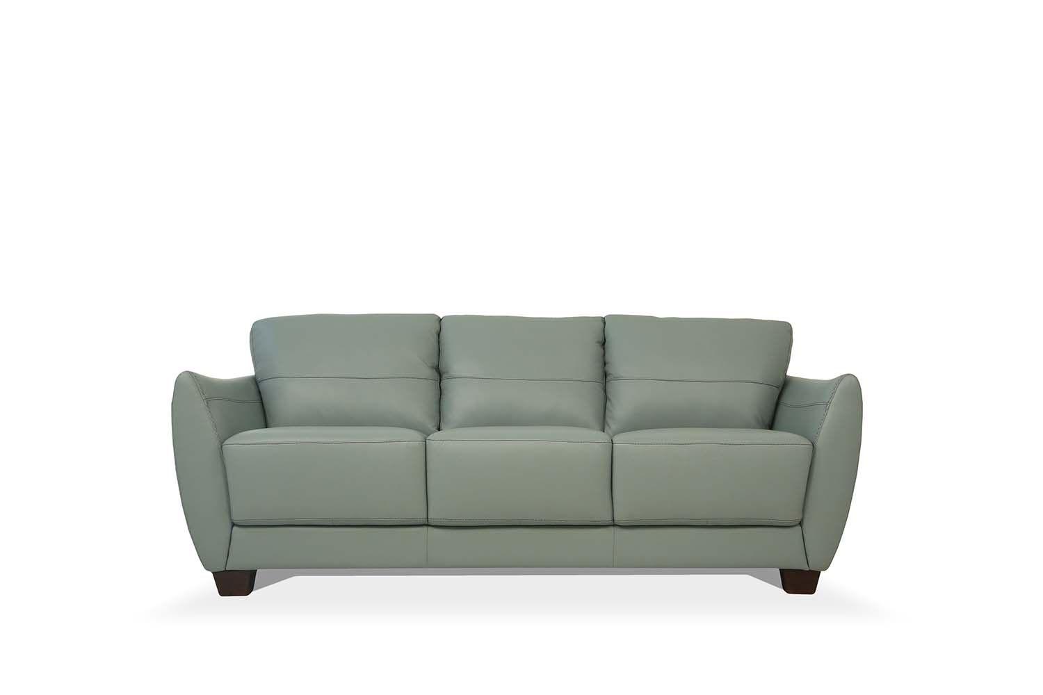 

                    
Acme Furniture Valeria Sofa and Loveseat Set Spring green Leather Purchase 
