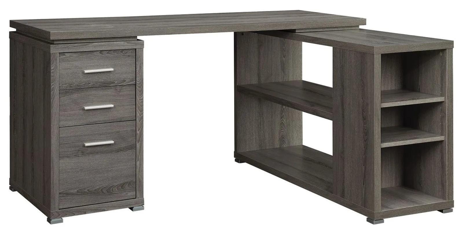 

    
Modern Weathered Gray Solid Wood Office Desk Coaster 800518 Yvette
