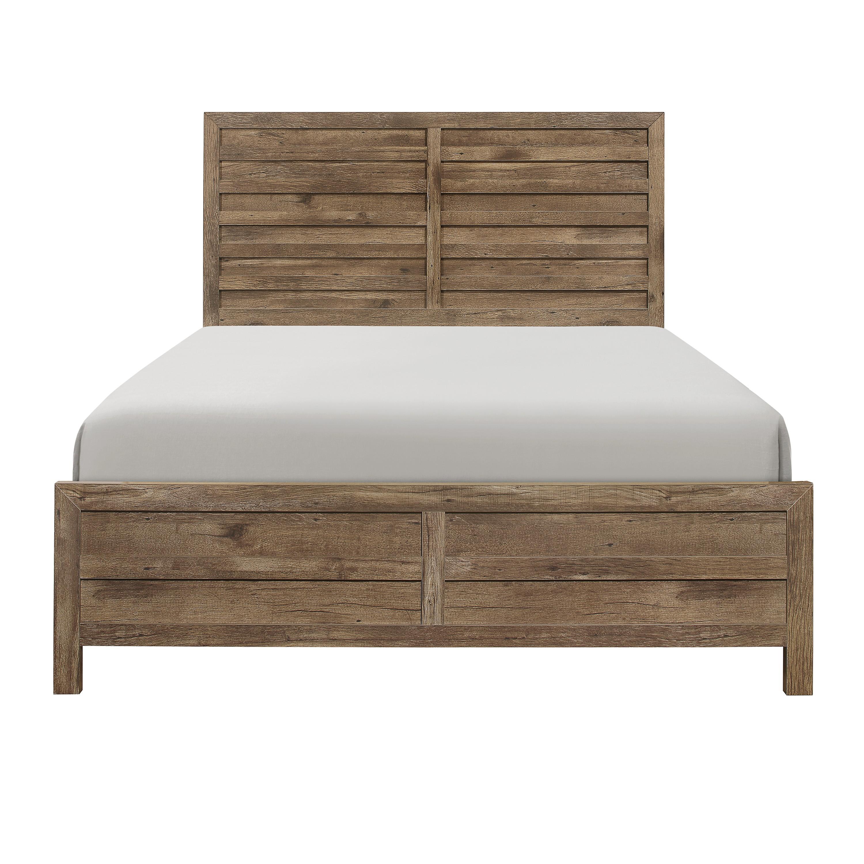 

    
Modern Weathered Pine Wood CAL Bed Homelegance 1910K-1CK* Mandan
