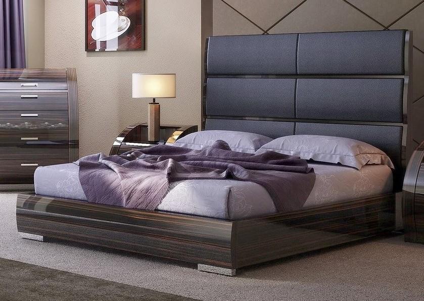 

    
Global United Milan Platform Bedroom Set Wenge/Grey MILAN BED + MADISON WENGE-EK-Set-5
