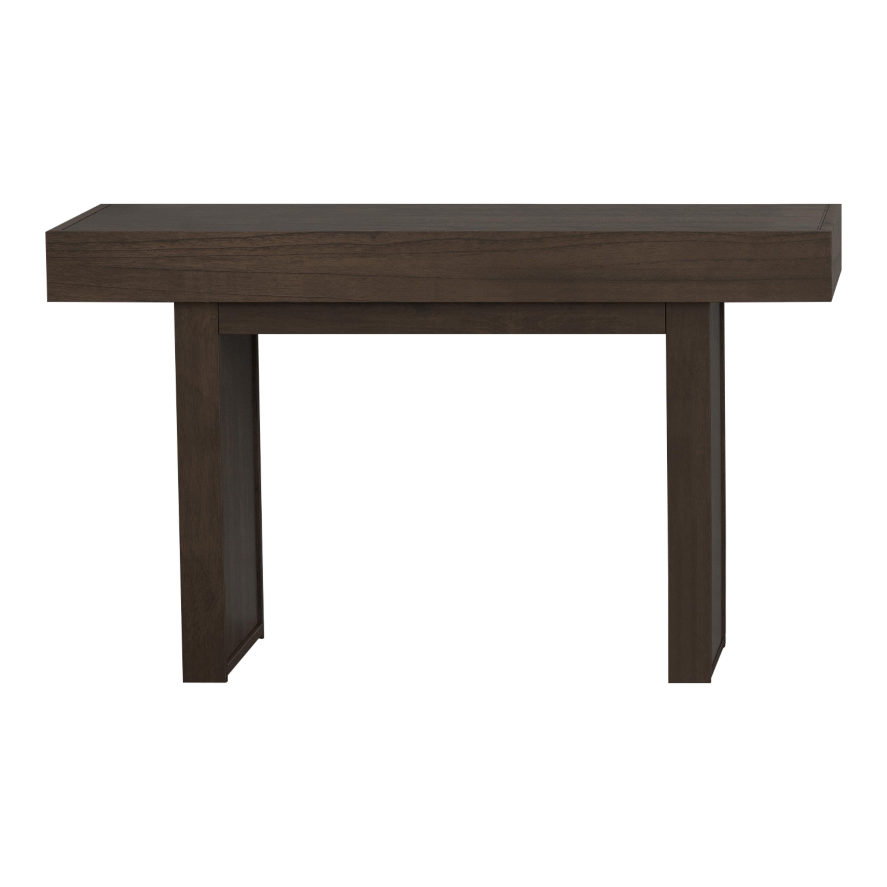 

    
Modern Wheat Brown Wood & Metal Sofa Table Coaster 723119
