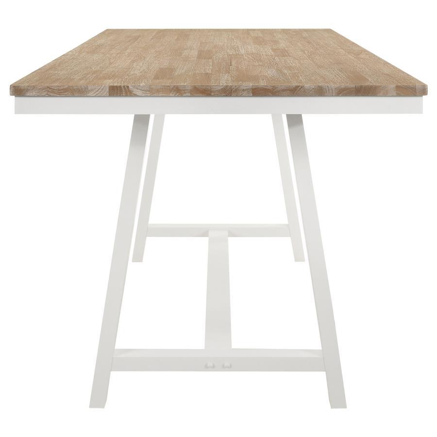 

                    
Coaster Hollis Counter Height Dining Table 122248-T Counter Height Table White/Brown  Purchase 
