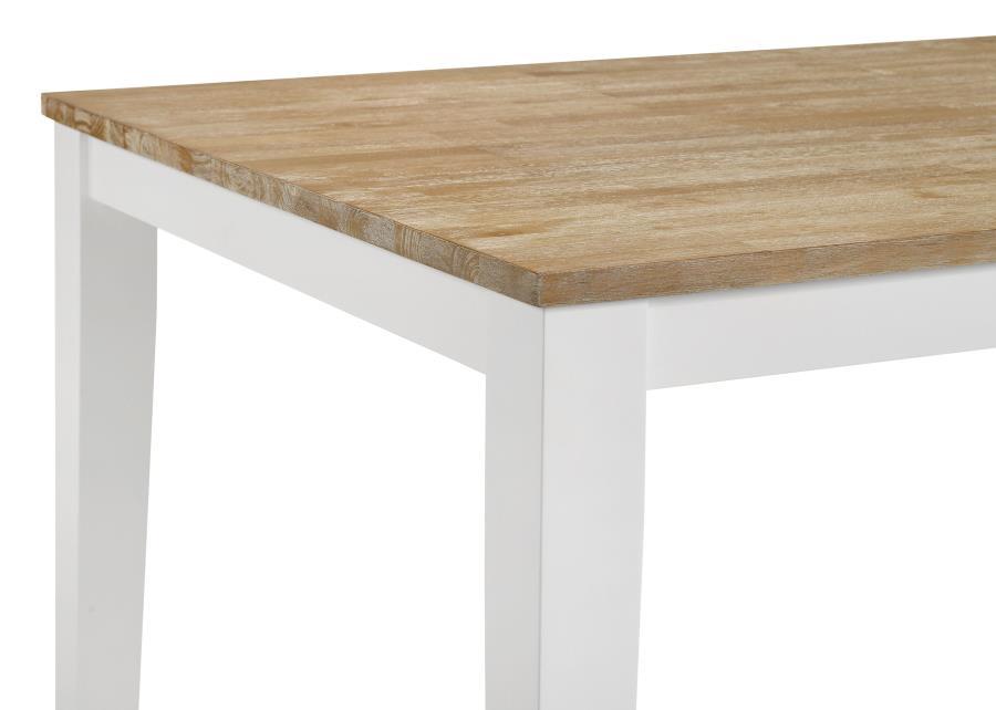 

                    
Coaster Hollis Dining Table 122241-T Dining Table White/Brown  Purchase 
