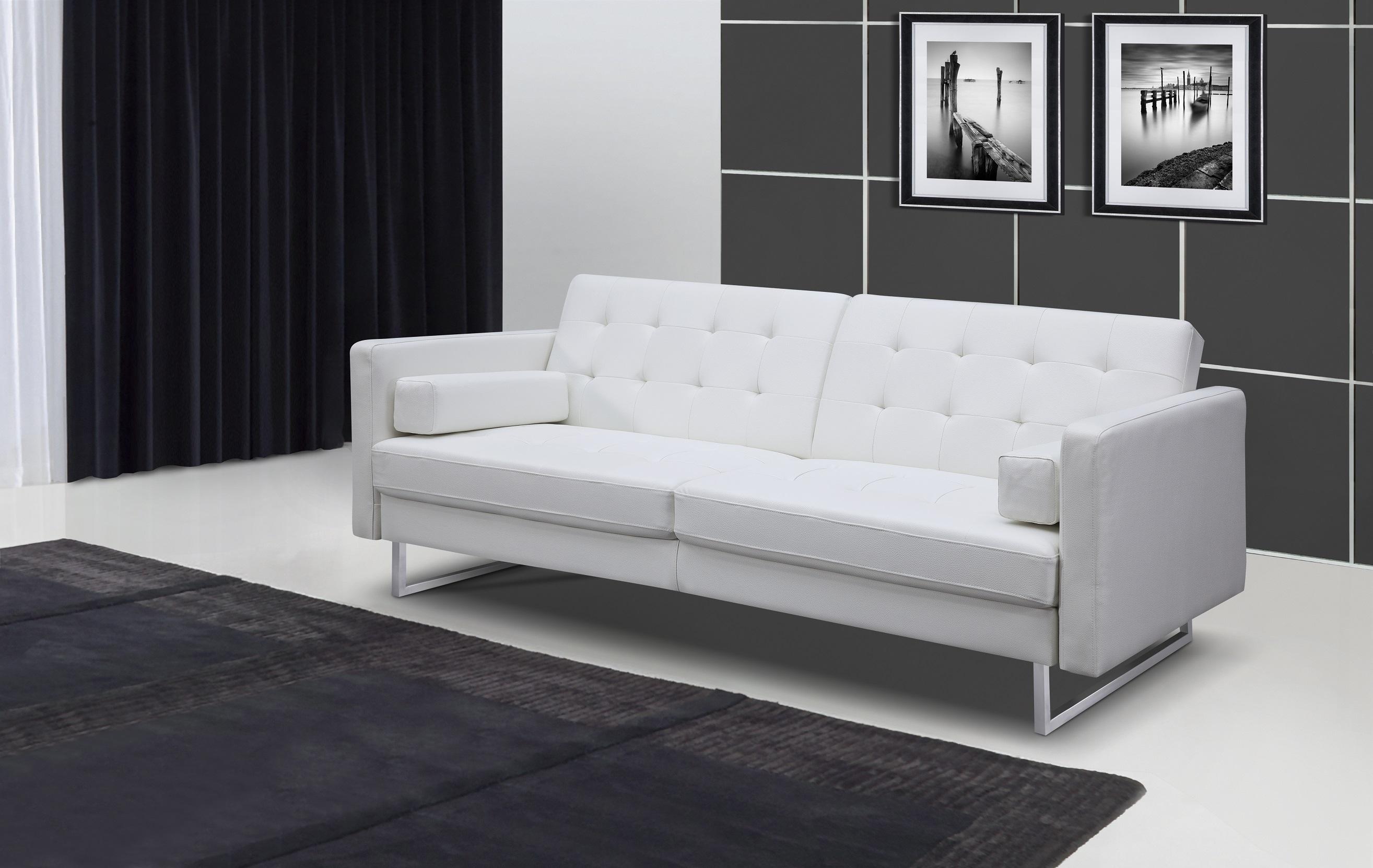 

    
SO1195P-WHT WhiteLine Sofa bed
