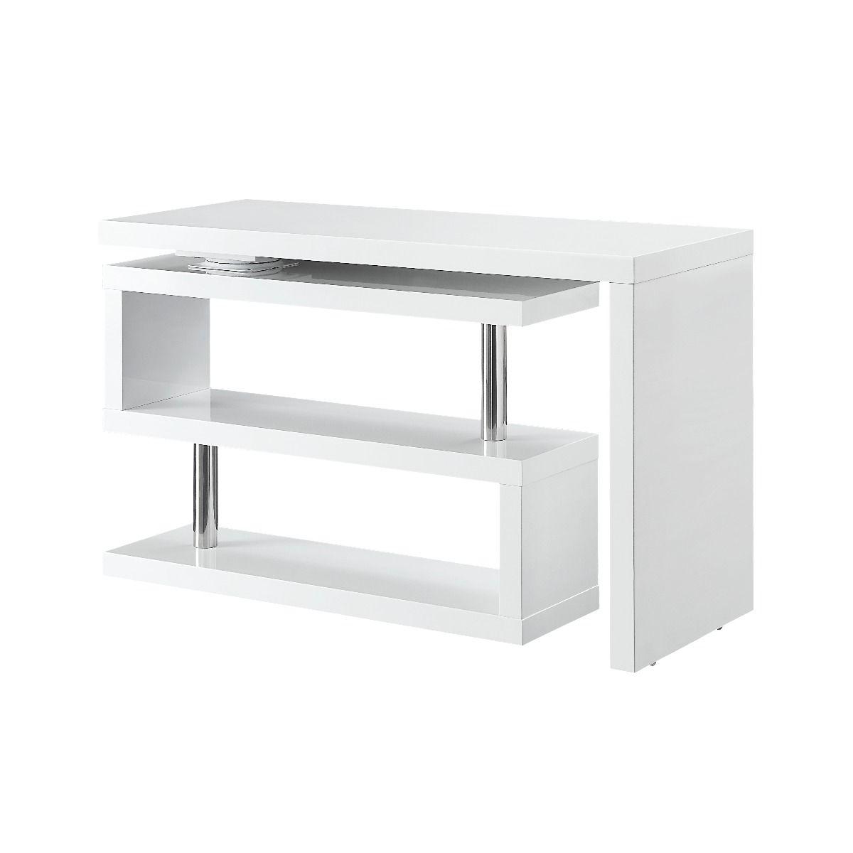 

                    
Acme Furniture OF00017 Buck II Writing Desk White Finish  Purchase 
