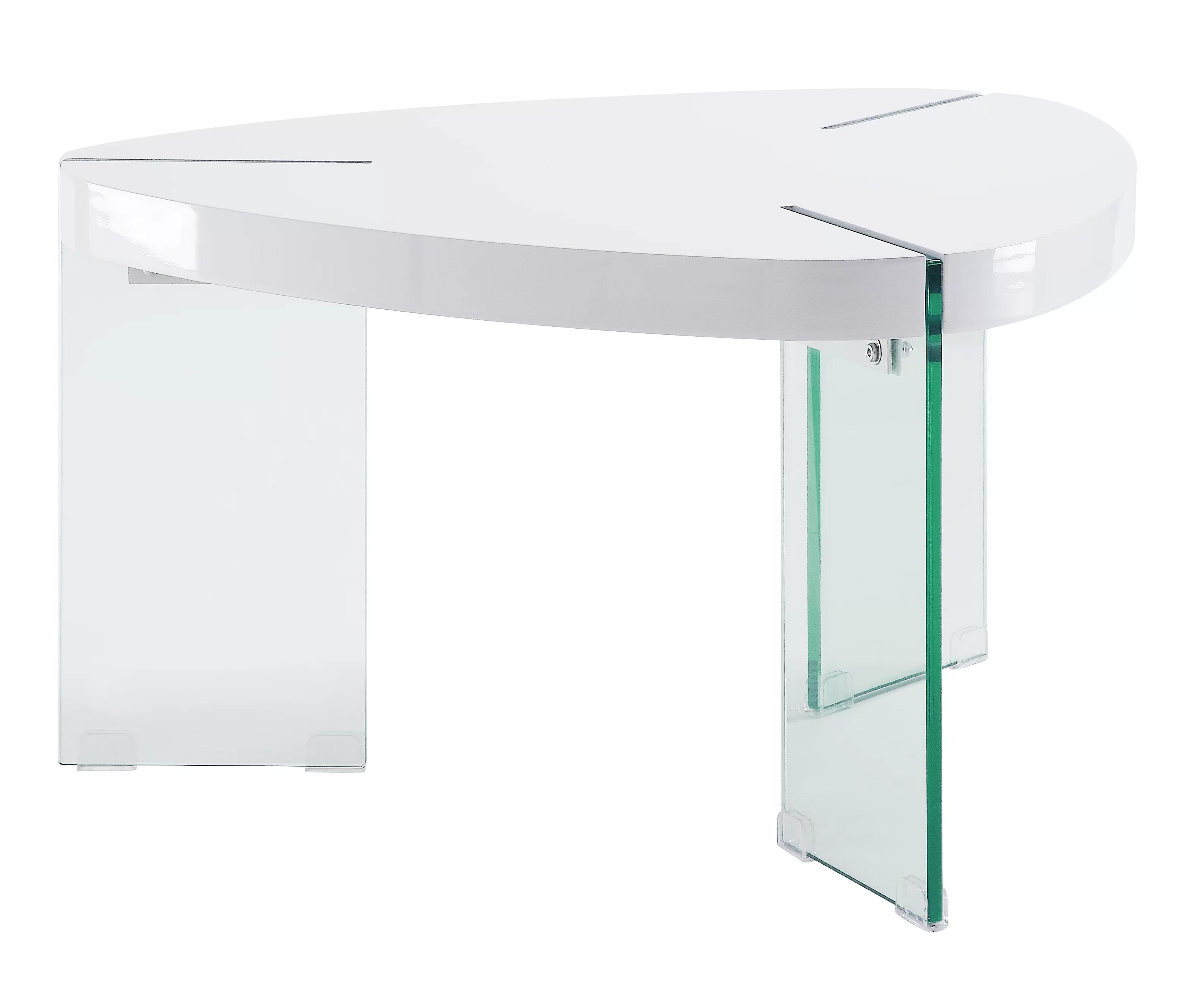 

    
Modern White Gloss & Glass Coffee Table by Acme Noland 84920
