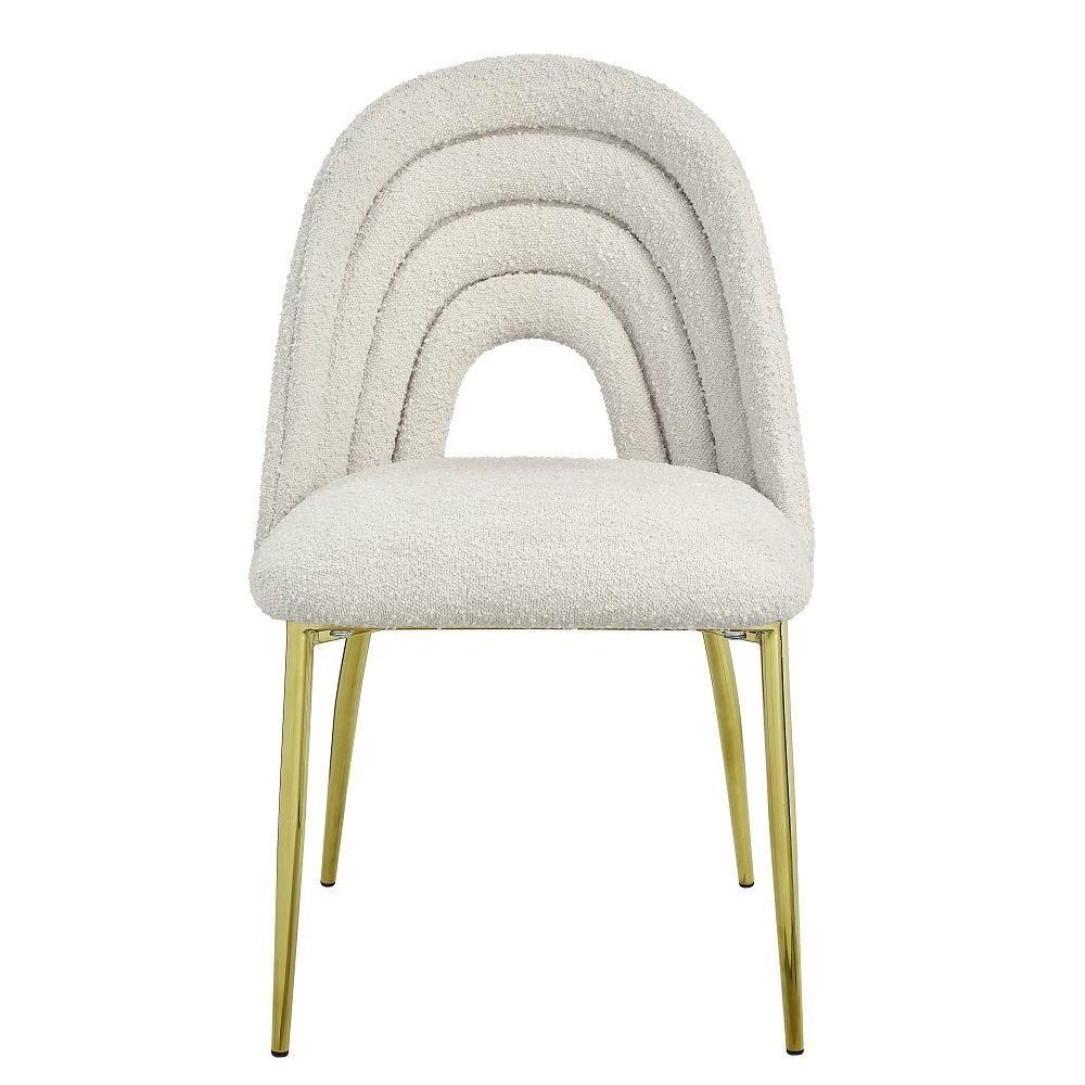 

    
Modern White/Gold Stainless Side Chair Set 2PCS Acme Fadri DN01953-C-2PCS
