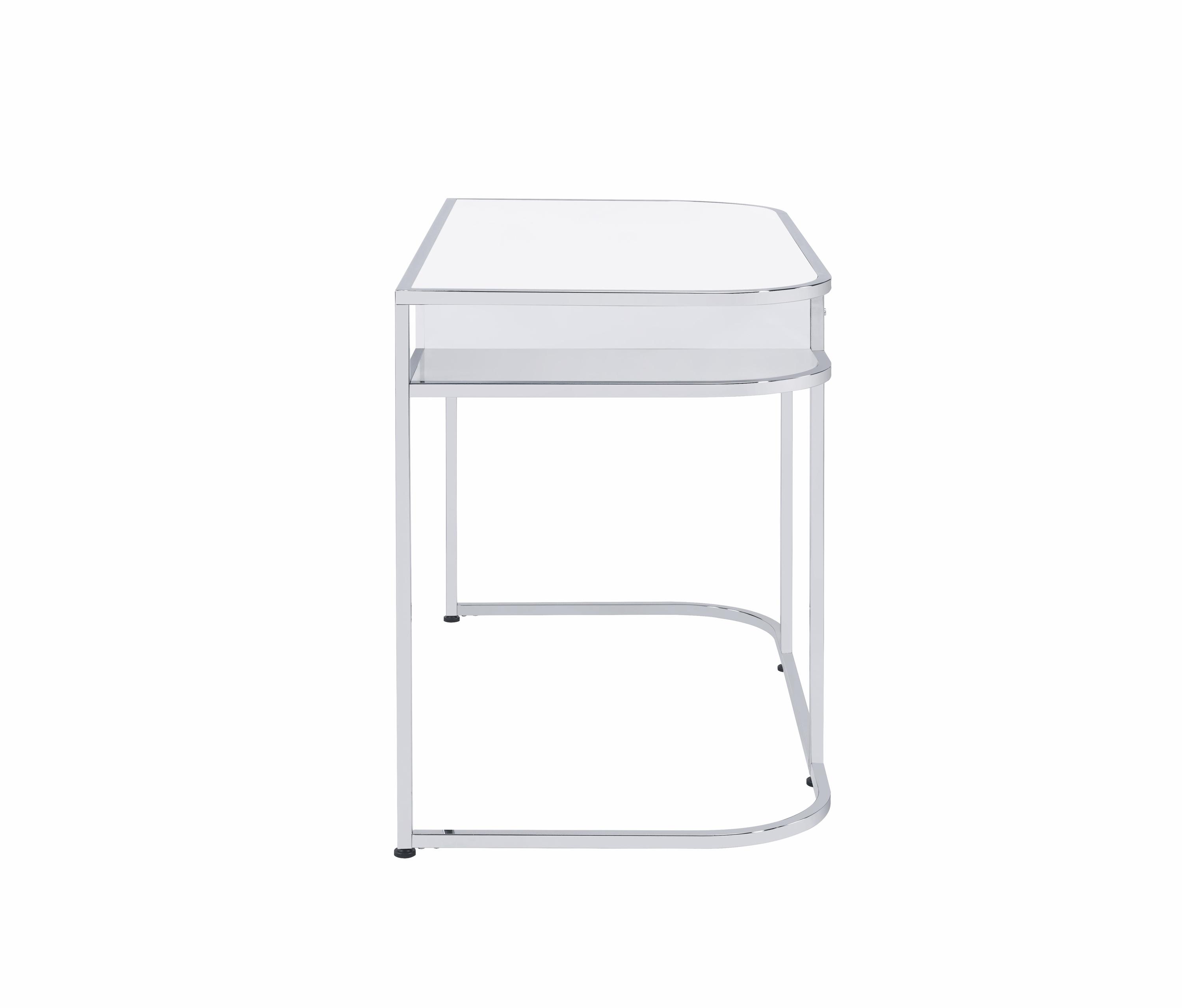 

                    
Buy Modern White High Gloss Steel & Wood Writing Desk Set 2pcs Coaster 803401-S2 Ember
