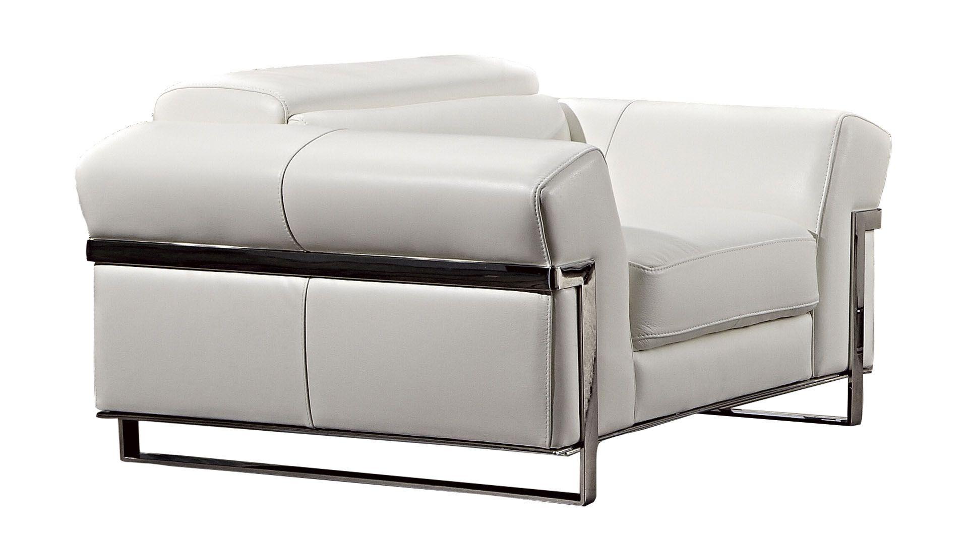 

                    
American Eagle Furniture EK012-W Sofa Set White Italian Leather Purchase 
