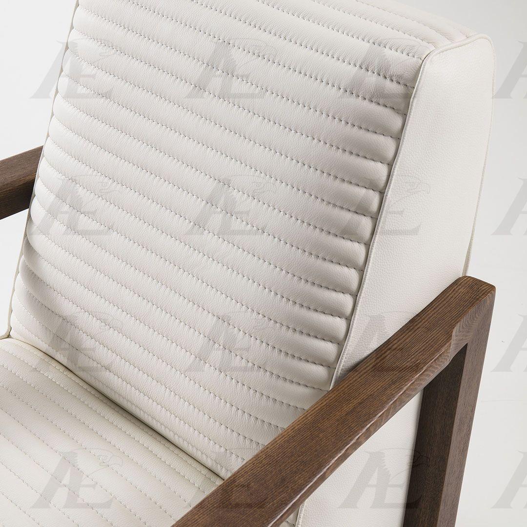 

                    
American Eagle Furniture EK-CH05-W Accent Chair White Top grain leather Purchase 
