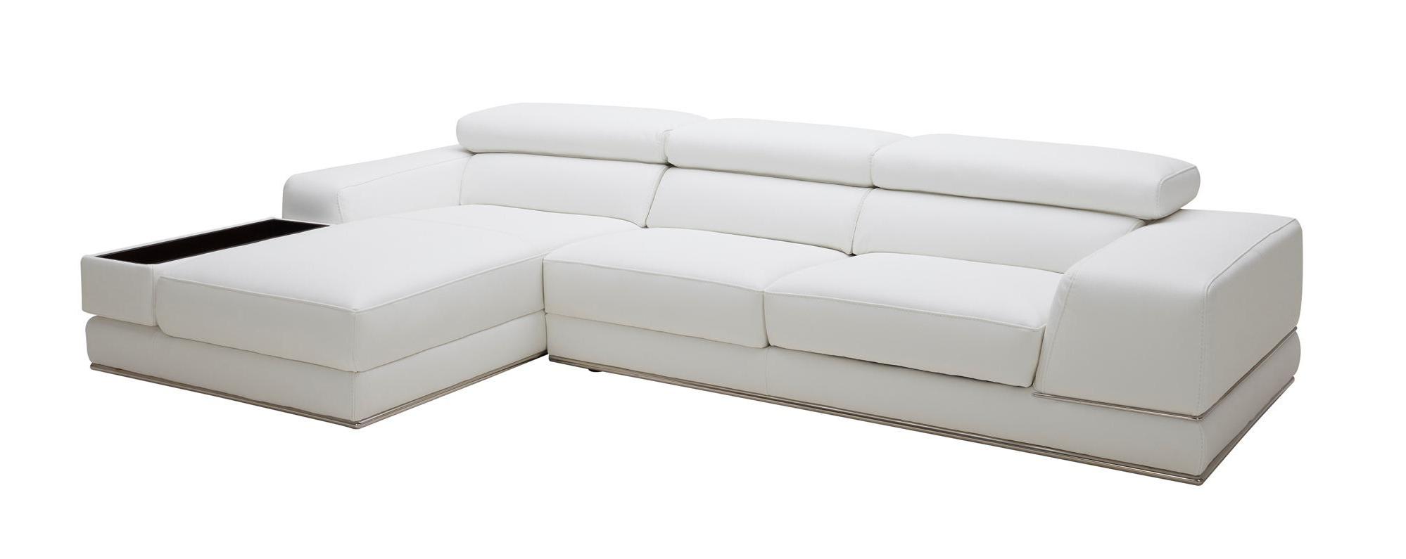 

    
Modern White Leather Sectional Sofa LHC VIG Divani Casa Chrysanthemum Mini

